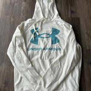 Large White Under Armour hoodie, cold gear